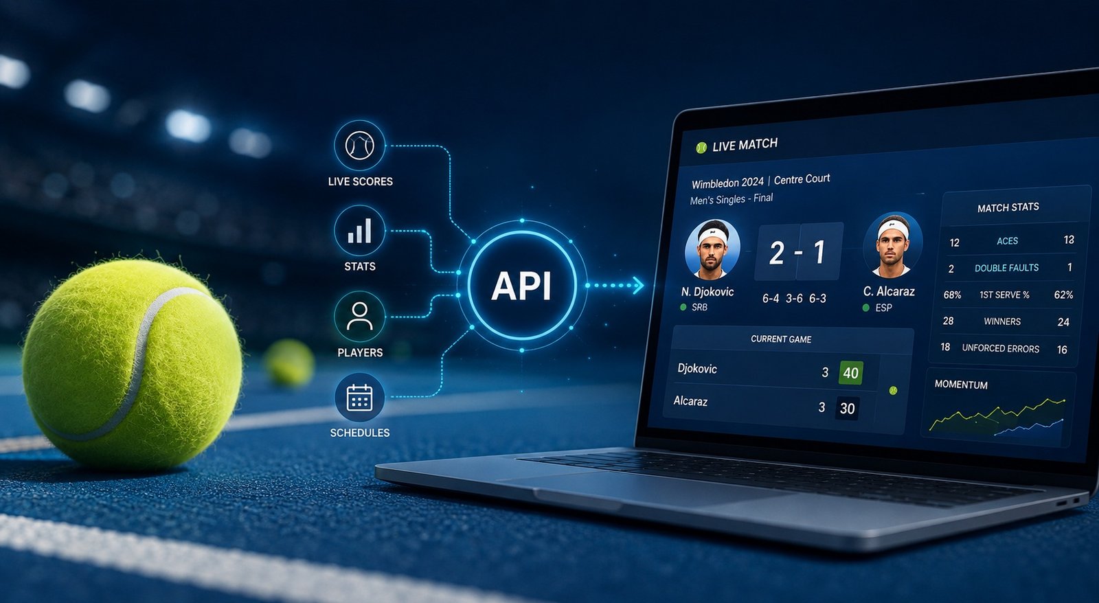 Tennis API Integration